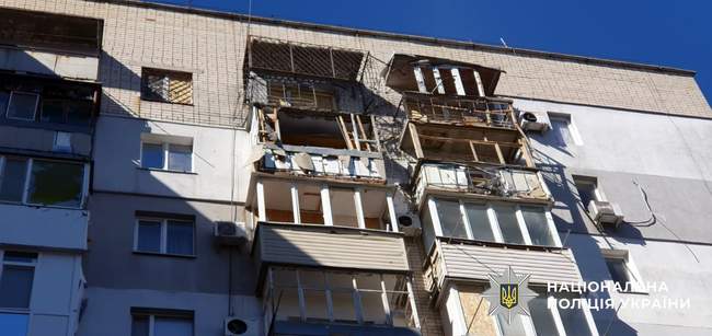 Наслідки російської атаки. ФОТО:  Поліція Херсонщини