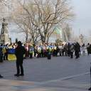 У другу річницю вторгнення одесити вийшли на 26 щосуботню акцію перед мерією