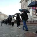 У чорному та з парасолями: в Одесі пройшла акція проти торгівлі людьми