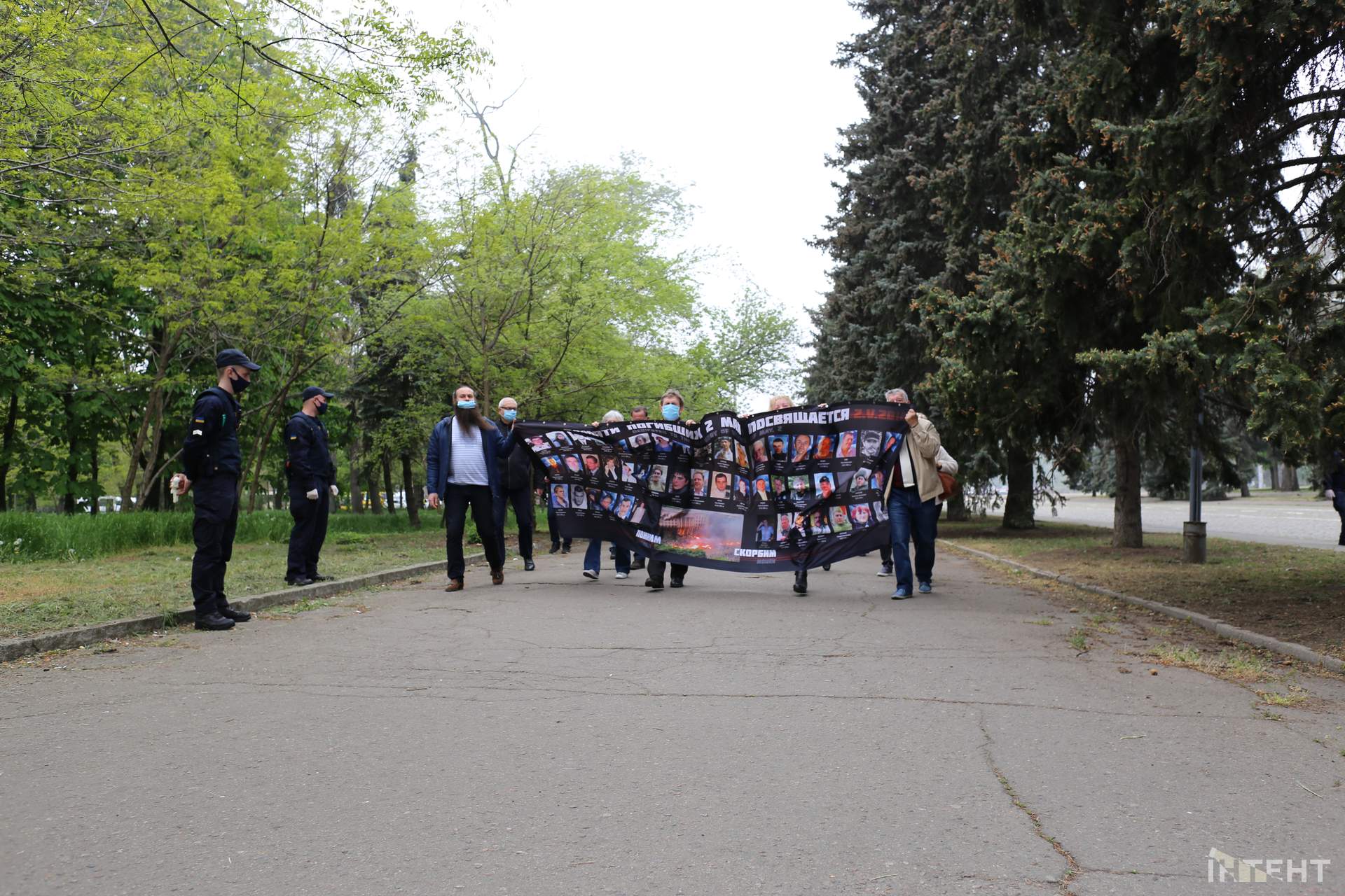 Карантинные ограничения и шестая годовщина 2 мая в Одессе: что происходит у Дома профсоюзов