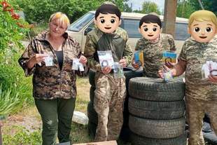 Захисники України на сході отримали обереги від жителів Херсонщини