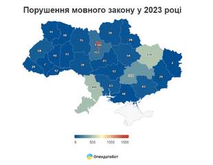 Одещина серед лідерів щодо порушень мовного закону