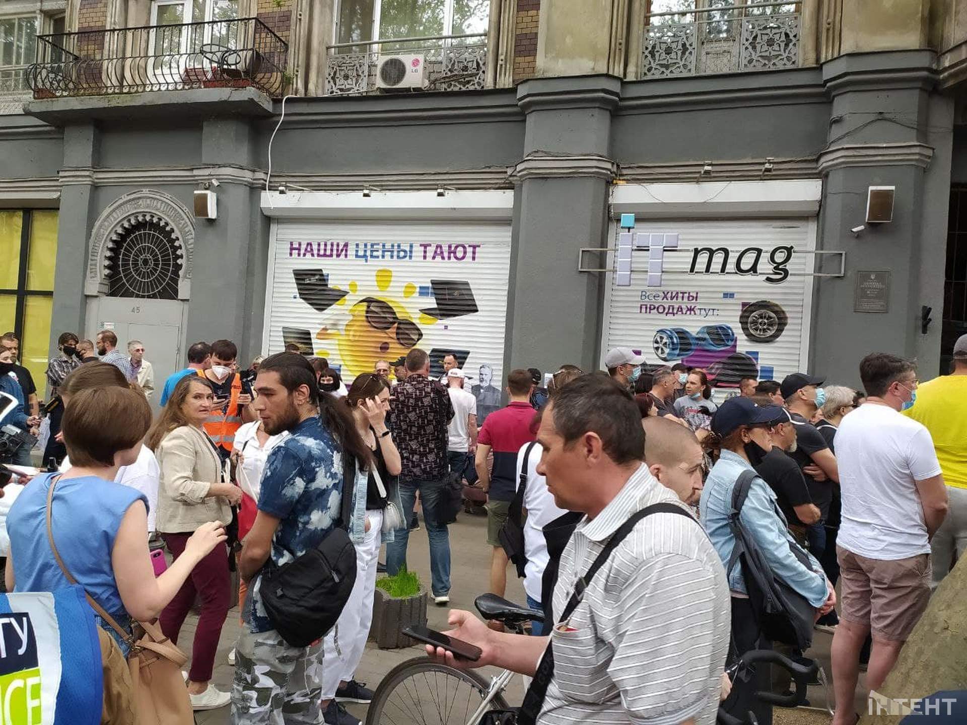 Акція проти руйнування пам'яток архітектури на Рішельєвській