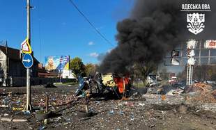 Two killed by drone strike in Chornomorsk