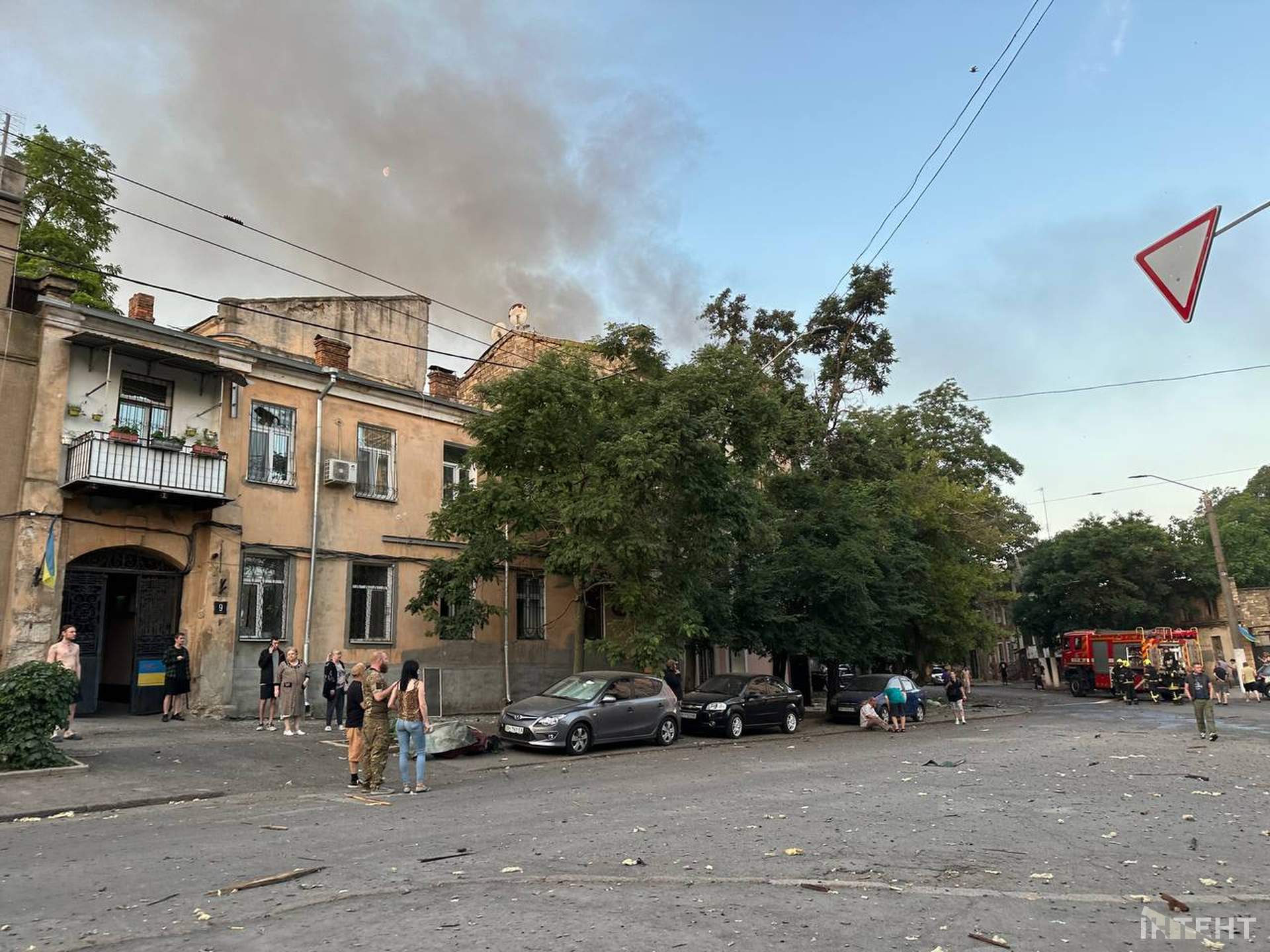 В Одесі дронами влучили в інклюзивний центр та дитсадок, 17 людей отримали поранення