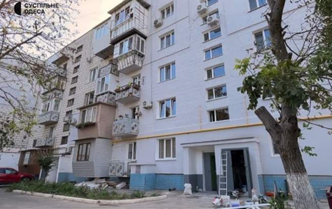 Багатоповерхівка в Ізмаїлі. ФОТО: Суспільне