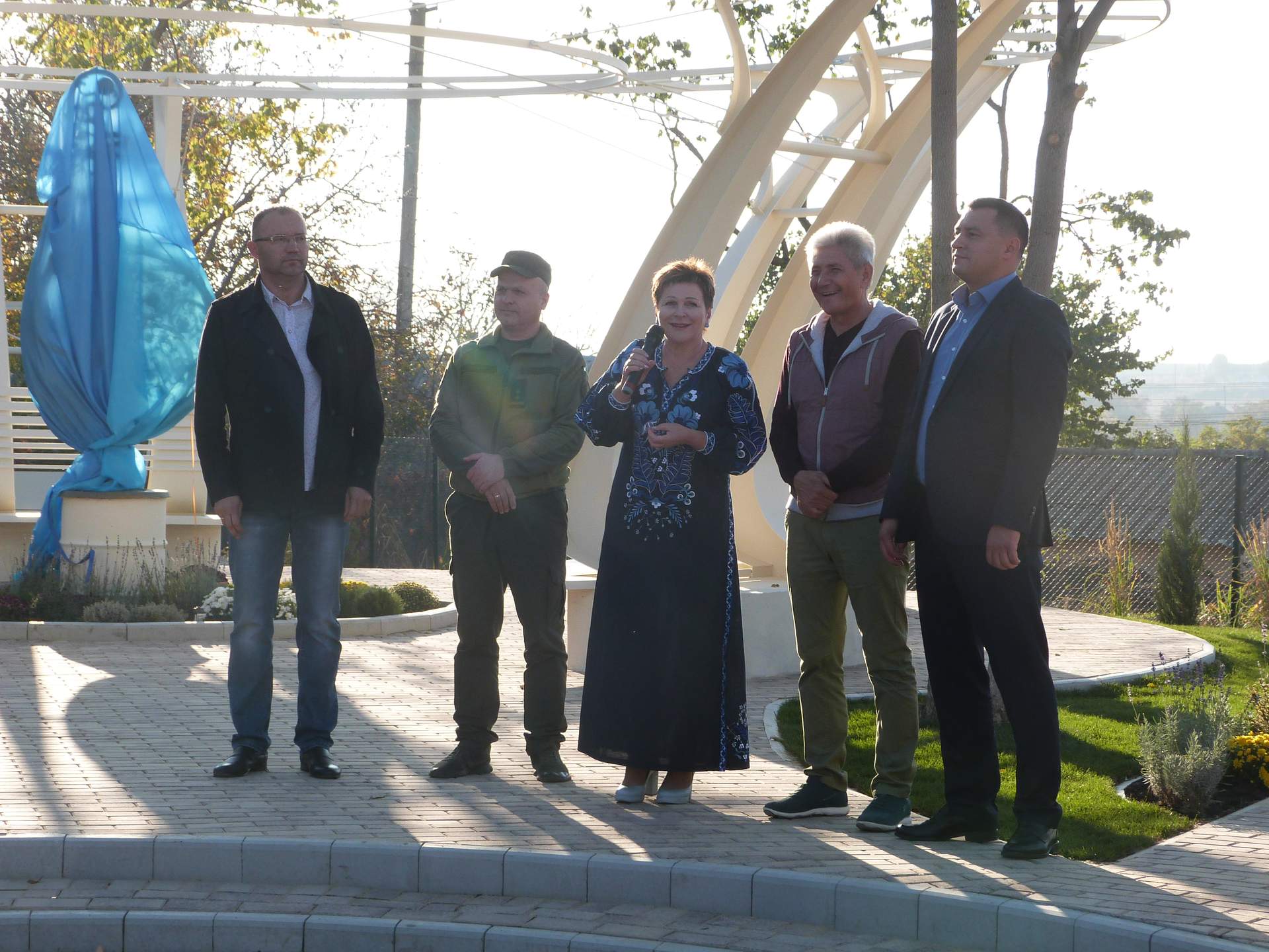 В Доброславі з'явився новий сквер