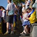 В Одесі розгорнули 34-метровий прапор України до Дня Незалежності