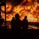 На Одещині пожежу після російської атаки гасили за допомогою потяга