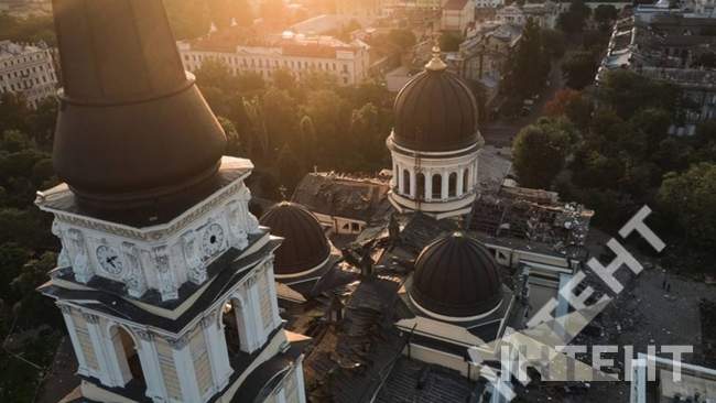 Наслідки атаки в Одесі. ФОТО: Інтент