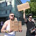 Одесити долучилися до всеукраїнської хвилі протестів на підтримку звільненого міністра оборони