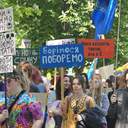 В центрі Одеси зустрілися акція за традиційні цінності та мітинг проти Цивільного кодексу