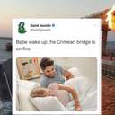 Найсмішніші мемчики про вибух на Кримському мосту, зібрані в соцмережах