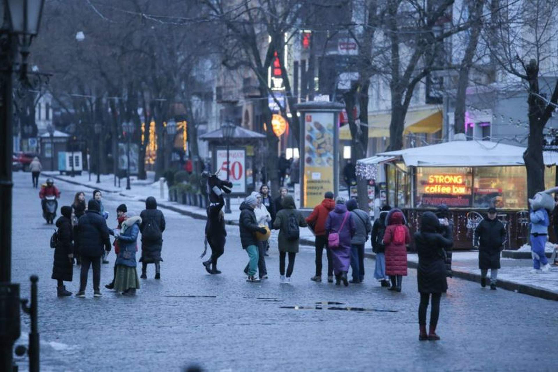 В Одесу завітала зима