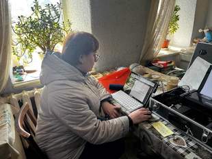 Жителі громади на Херсонщині за допомогою мобільного ЦНАПу  актуалізували паспортні дані