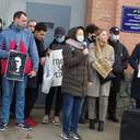 Активісти привітали Сергія Стерненка з Днем народження під стінами Одеського СІЗО