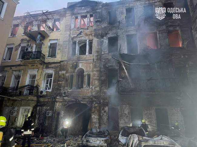 Зруйнований будинок в Одесі