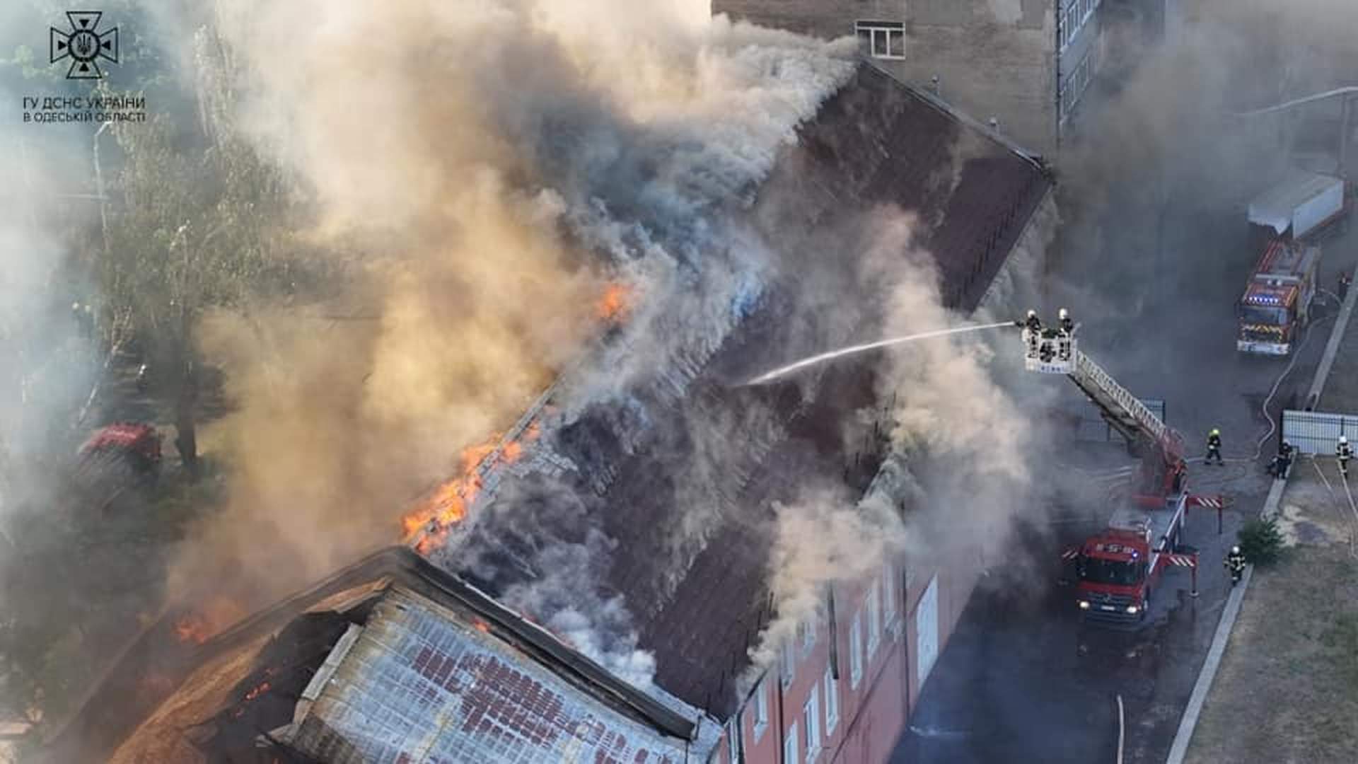 В Одесі горів завод