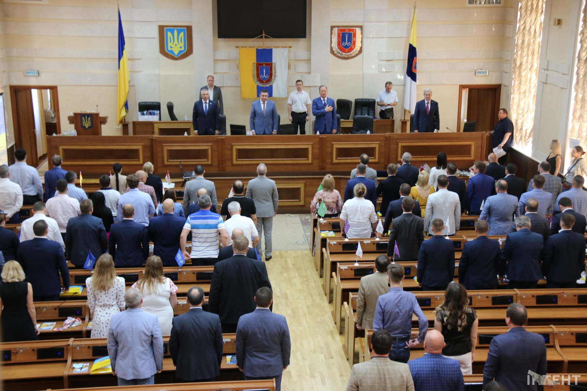 Кадри з сьомого пленарного засідання Одеської обласної ради