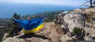 Участники "Желтой ленты" в Крыму провели очередную акцию сопротивления