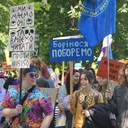 В центрі Одеси зустрілися акція за традиційні цінності та мітинг проти Цивільного кодексу