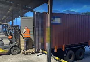 BES searches containers in a port in Odesa region