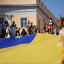 В Одесі розгорнули 34-метровий прапор України до Дня Незалежності