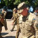 Одесса встретила вернувшихся из зоны АТО морпехов