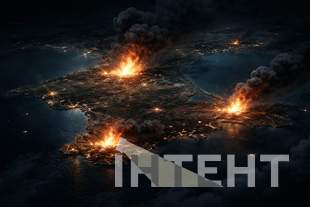 Explosions near the airfield in occupied Crimea at night