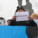 Одесситы принесли цветы к памятнику Шевченко и потребовали освободить Савченко
