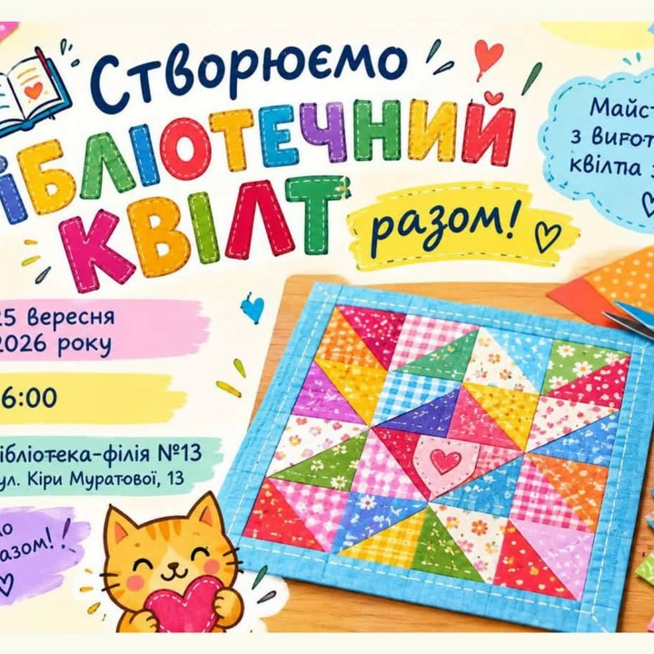Створюємо бібліотечний квілт разом!