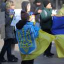 У другу річницю вторгнення одесити вийшли на 26 щосуботню акцію перед мерією