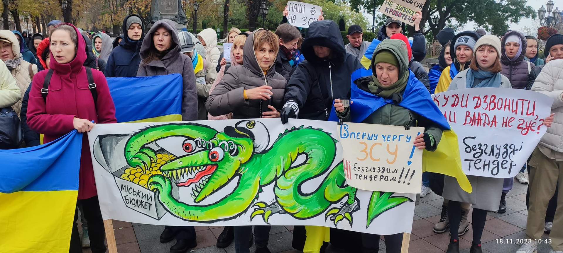 Ножевнікова заявила про можливе припинення акцій протесту проти недоцільних тендерів в Одесі