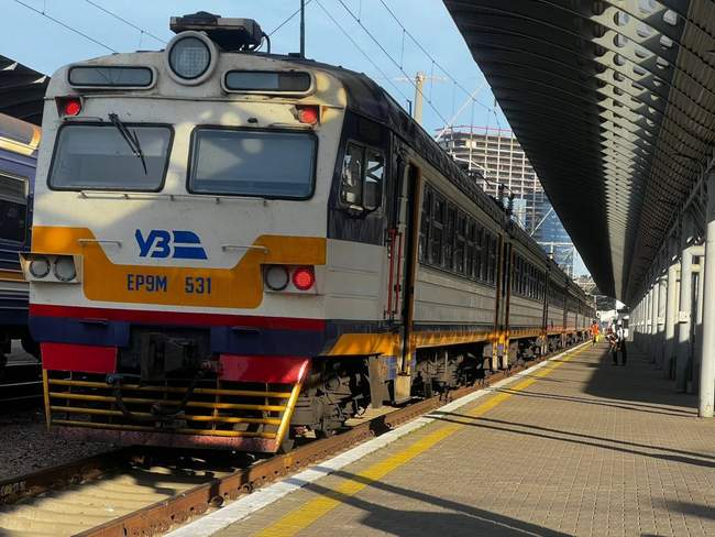 Поезд УЗ. ФОТО: Укрзализныця