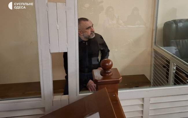 Сергей Шалаев в зале суда. ФОТО: Суспільне Одеса