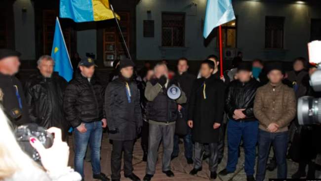 Евромайдан в Крыму. ФОТО: krymr.com