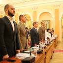 Сессия Одесского городского совета: палатка перед мэрией и "подарок" депутатам