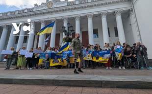 Participants of the "Money for the Armed Forces" rally in Odesa asked to replace Trukhanov with a military administration