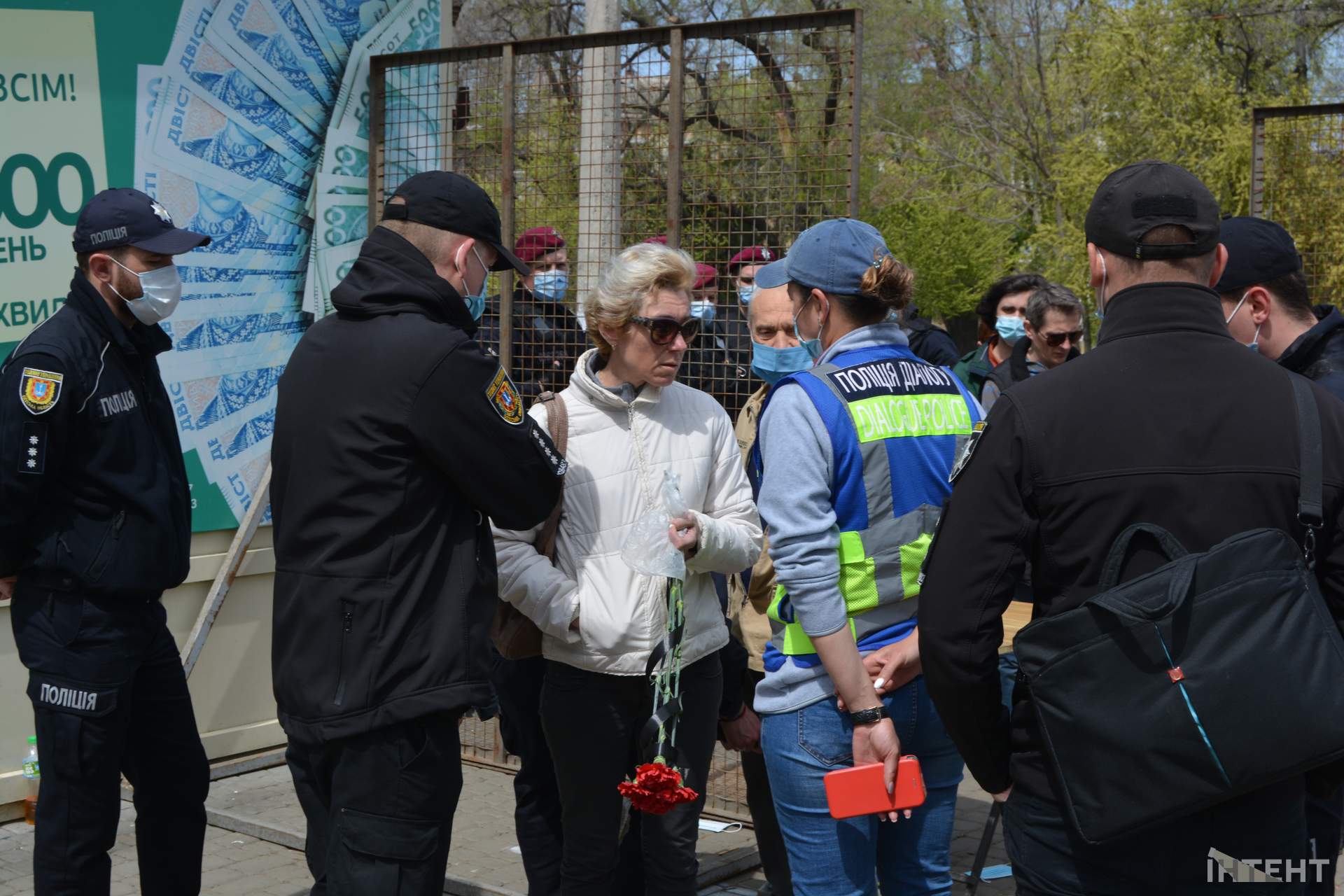 Заходи в центрі Одеси, присвячені подіям 2 травня