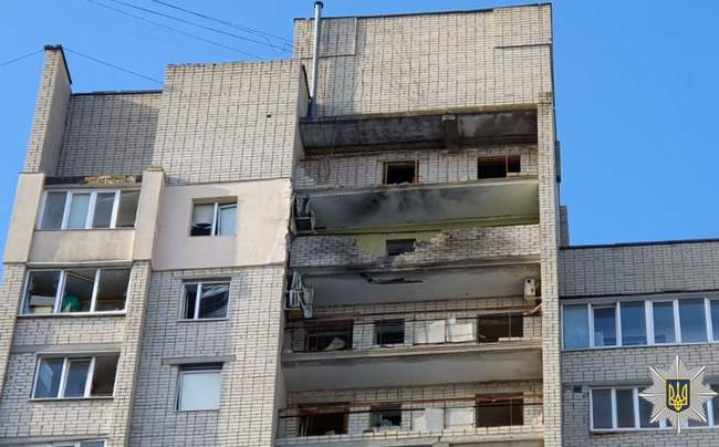 Наслідки обстрілу. ФОТО: Нацполіція