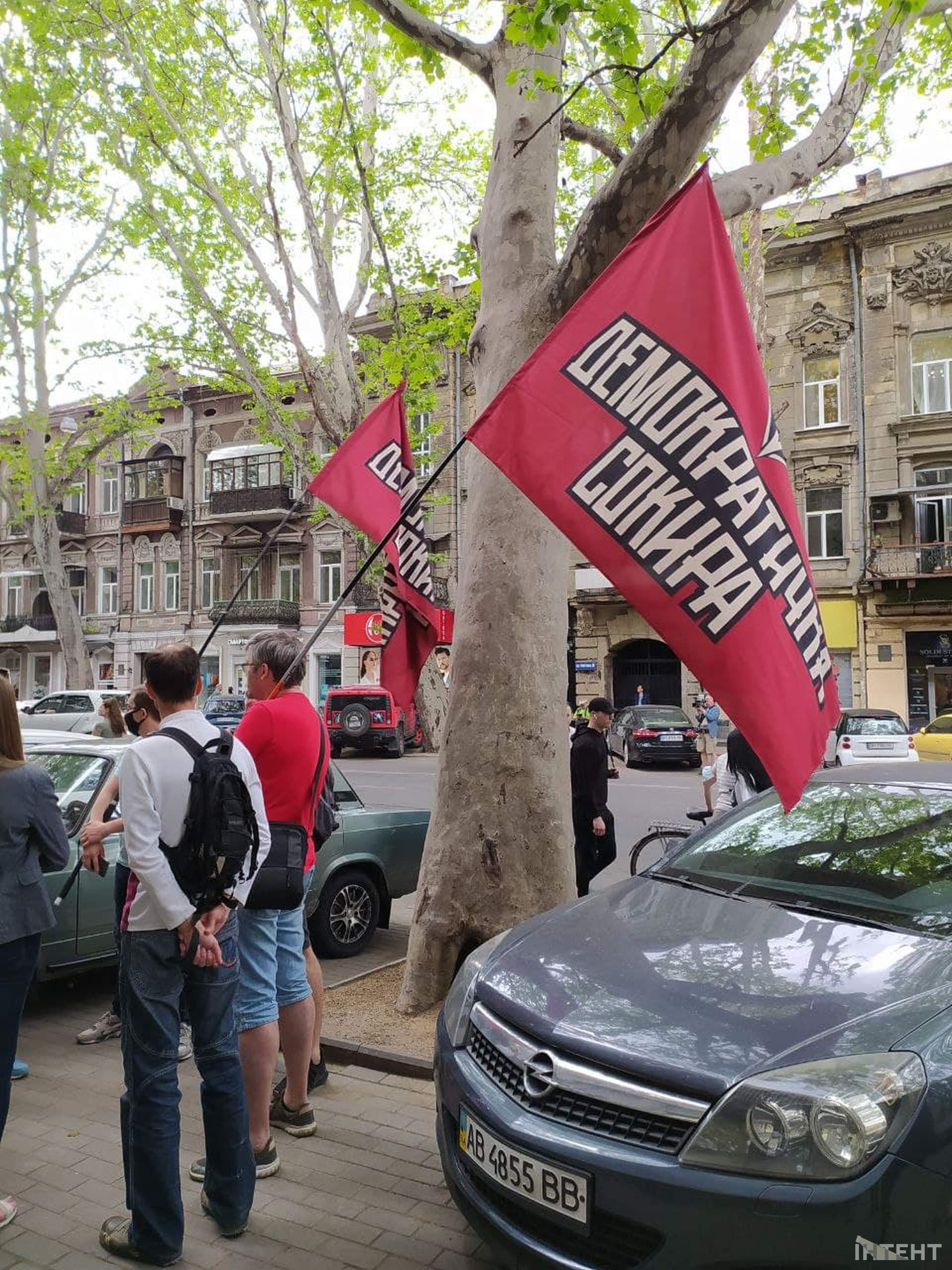 Акція проти руйнування пам'яток архітектури на Рішельєвській