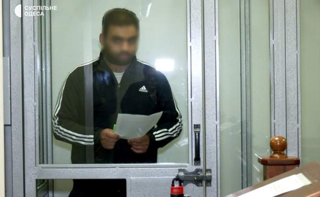 Підозрюваний у нападі на велосипедиста. ФОТО: Суспільне Одеса