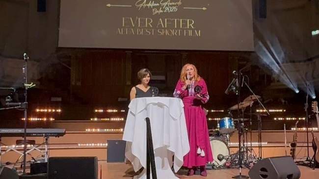 Церемонія нагородження. ФОТО: ДержКіно України/facebook