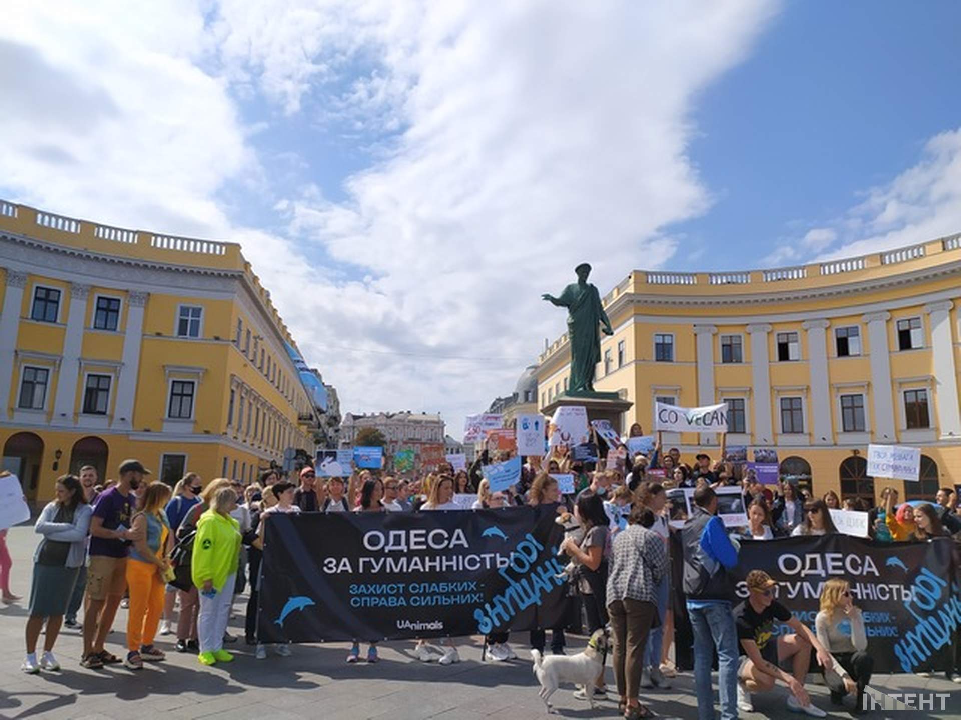 Одесити взяли участь у всеукраїнському марші за тварин