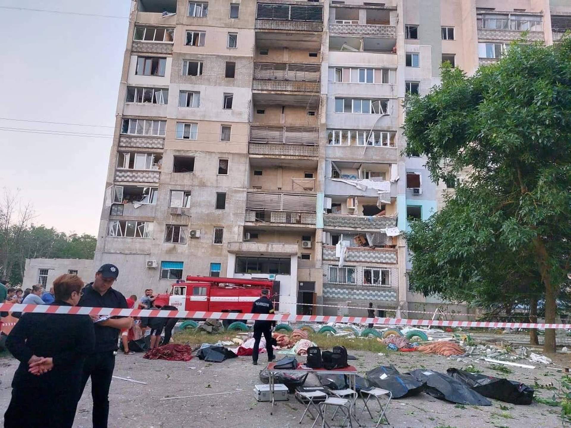 Наслідки вбивчої нічної атаки ракетами по Сергіївці
