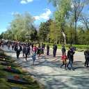 В Одесі відзначили День Перемоги покладанням квітів, та «безсмертним полком» з портретами Шухевича