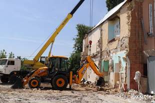 У Миколаєві почали відбудову зруйнованого корпусу ліцею
