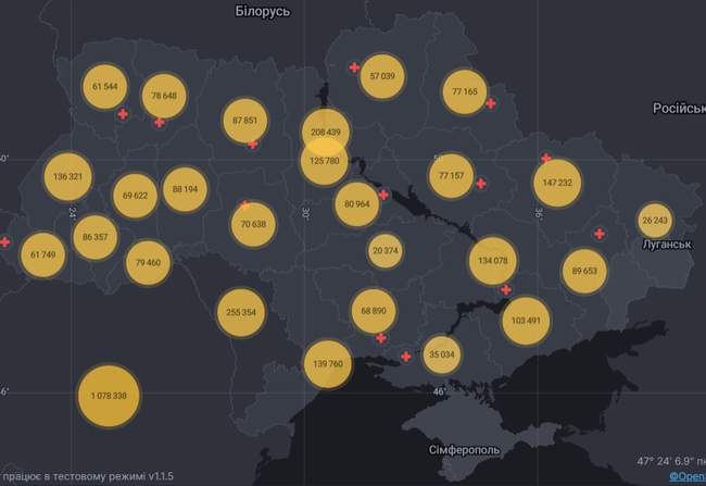 На Одещині зафіксовано майже 80 випадків COVID-19, проте жодного летального