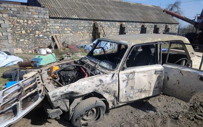 Consequences of shelling in Kherson region