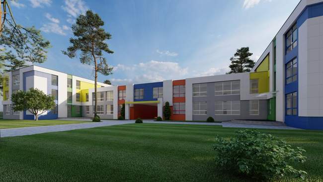 Проєкт будівництва школи. ІЛЮСТРАЦІЯ: сторінка у DREAM